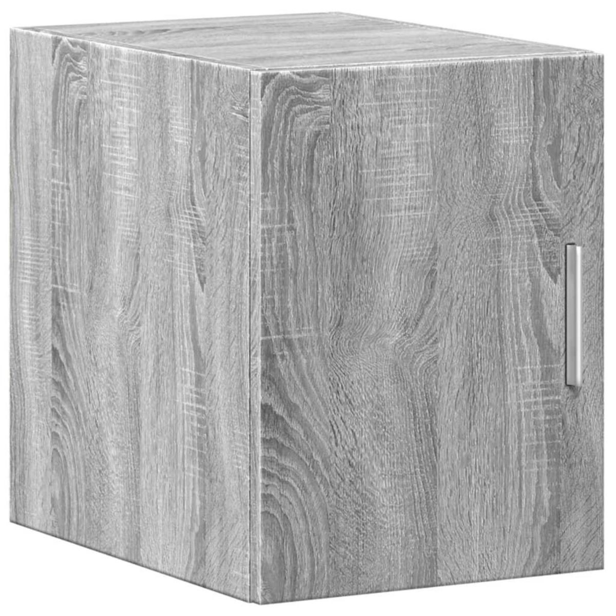 VIDAXL Armoire murale sonoma gris 30x42,5x40 cm bois d'ingenierie