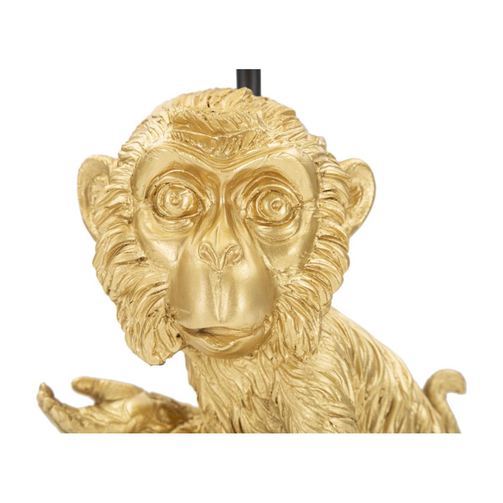 Voir la diapositive 3 : Paris Prix Lampe à poser design  monkey  51cm or & noir
