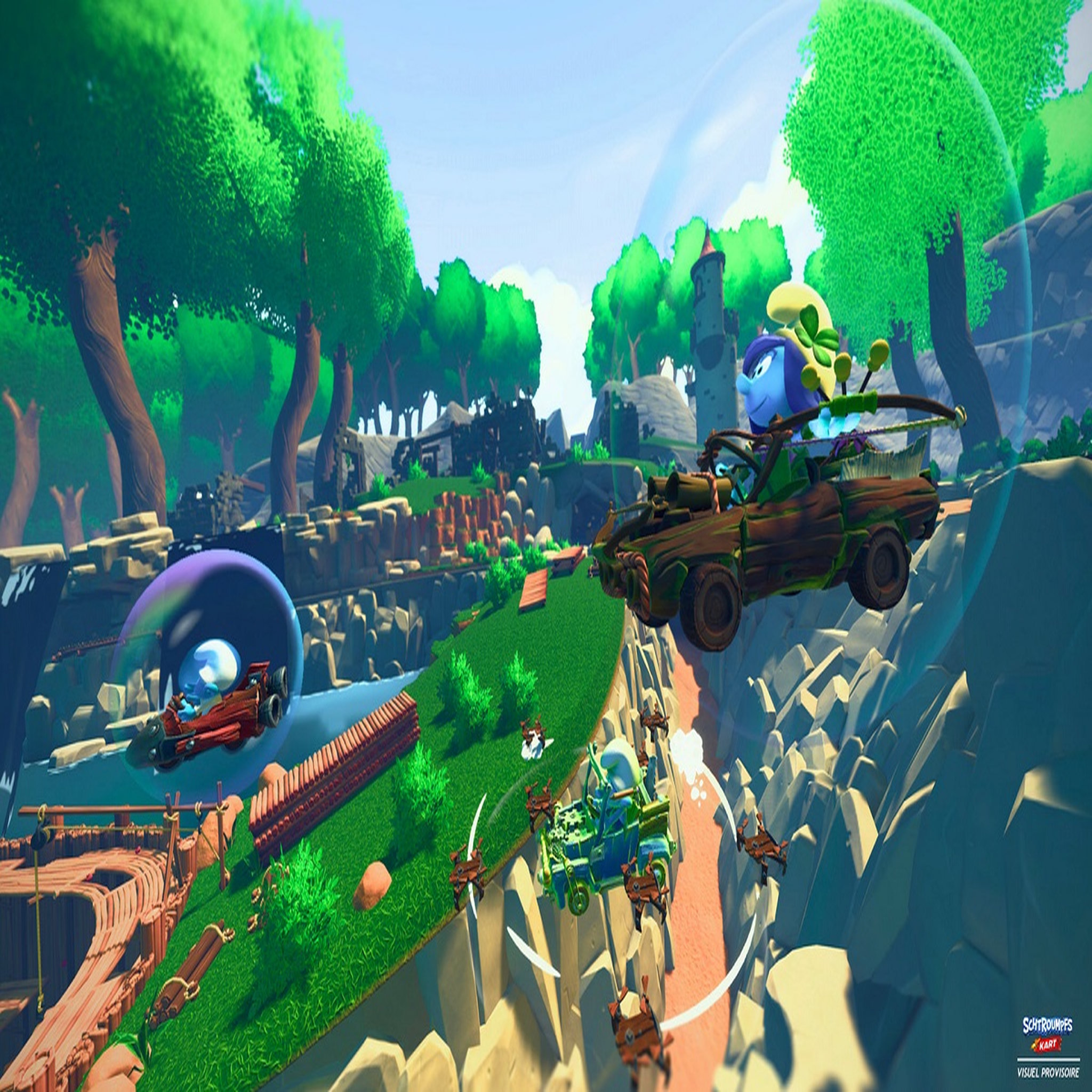 Voir la diapositive 5 : Schtroumpfs Kart Nintendo Switch