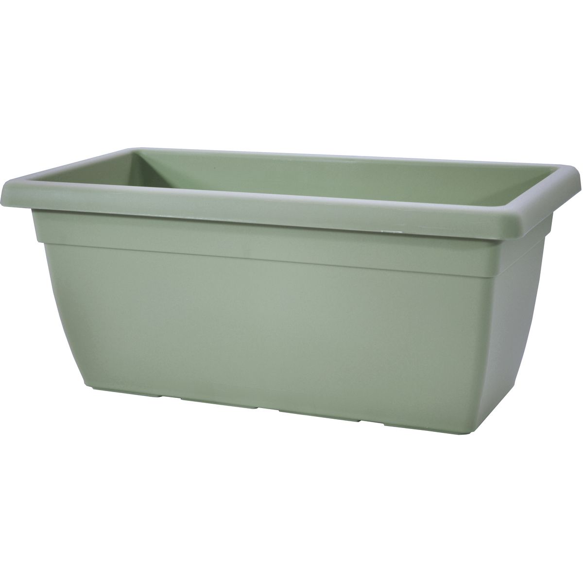 GARDENSTAR Jardinière en plastique 100 x H40 cm vert sauge 