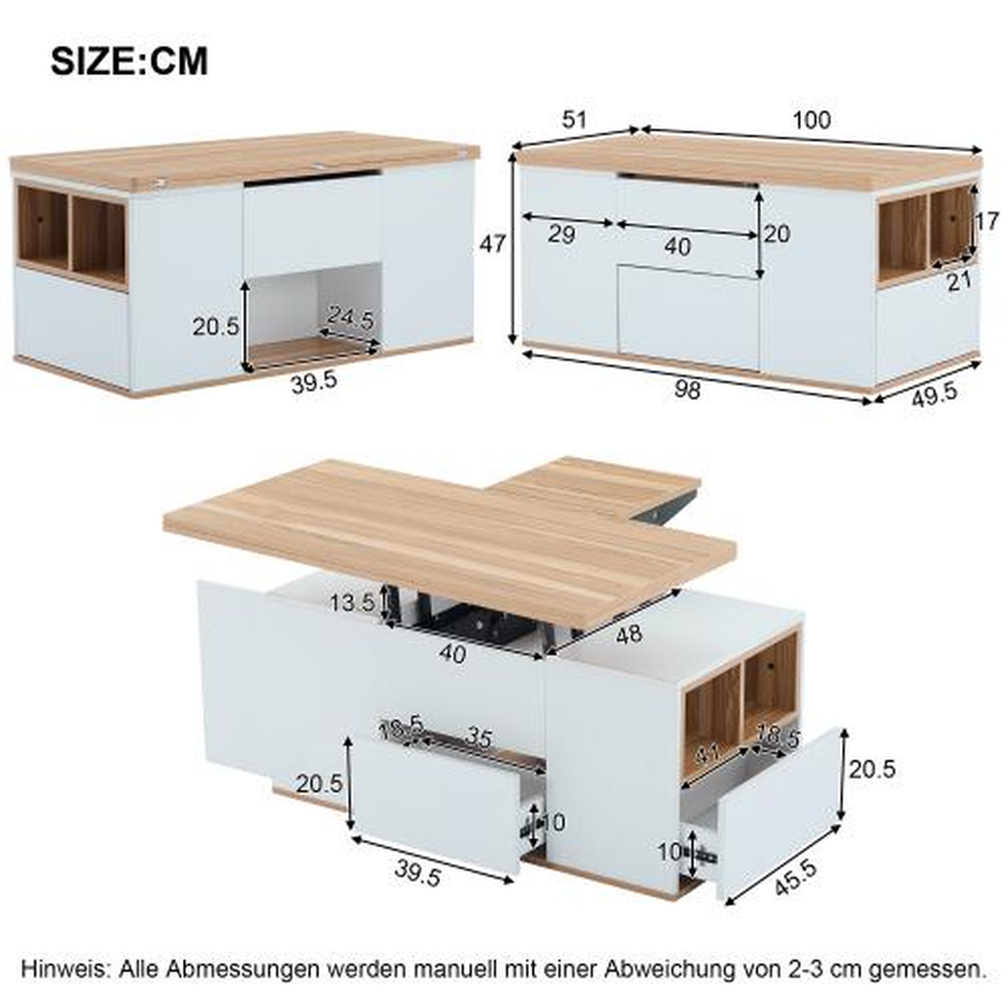Voir la diapositive 3 : MERAX Table basse