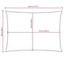 Voir la diapositive 6 : VIDAXL Voile de parasol tissu oxford rectangulaire 2,5x4,5m anthracite
