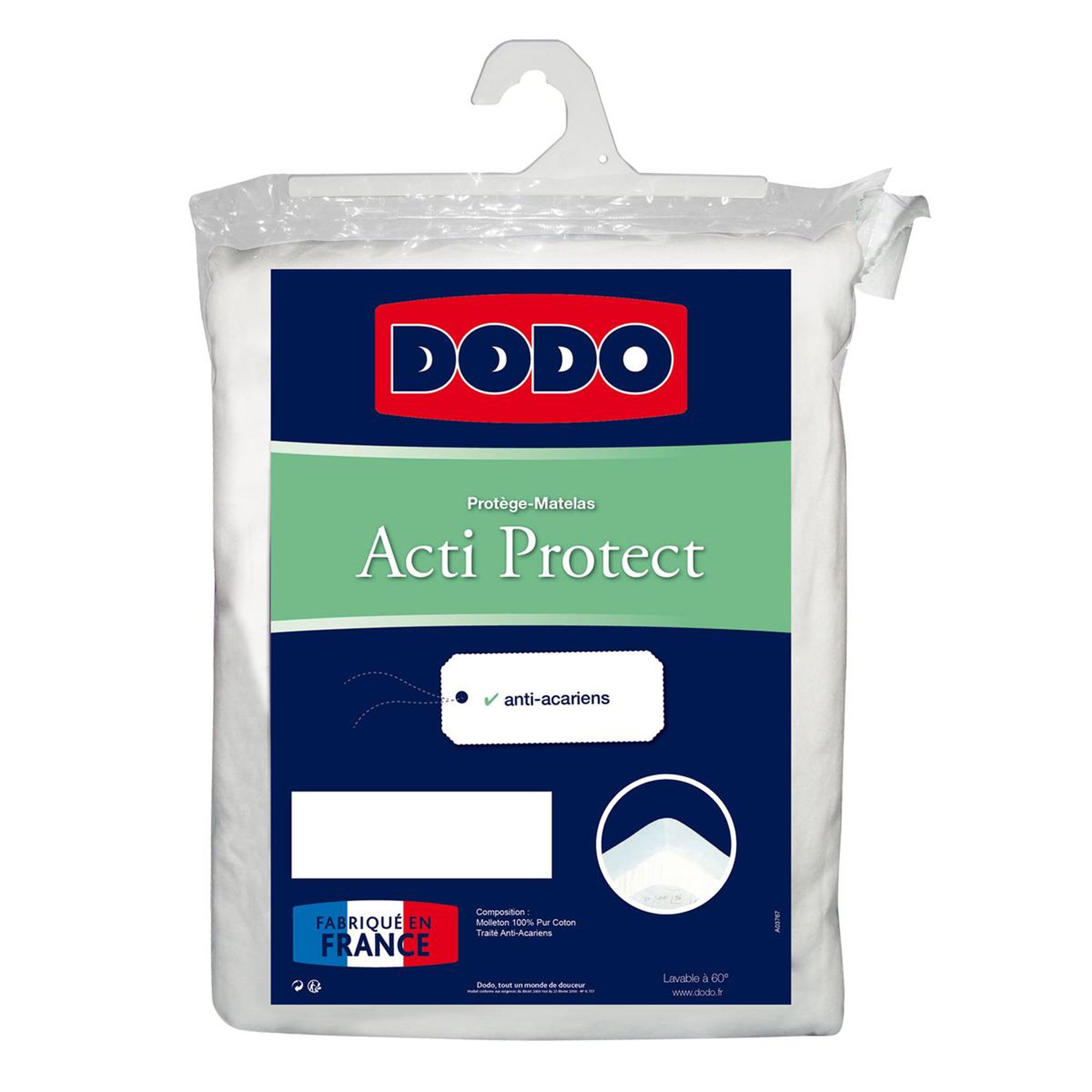 Voir la diapositive 3 : DODO Protège matelas acti protect - anti-acariens