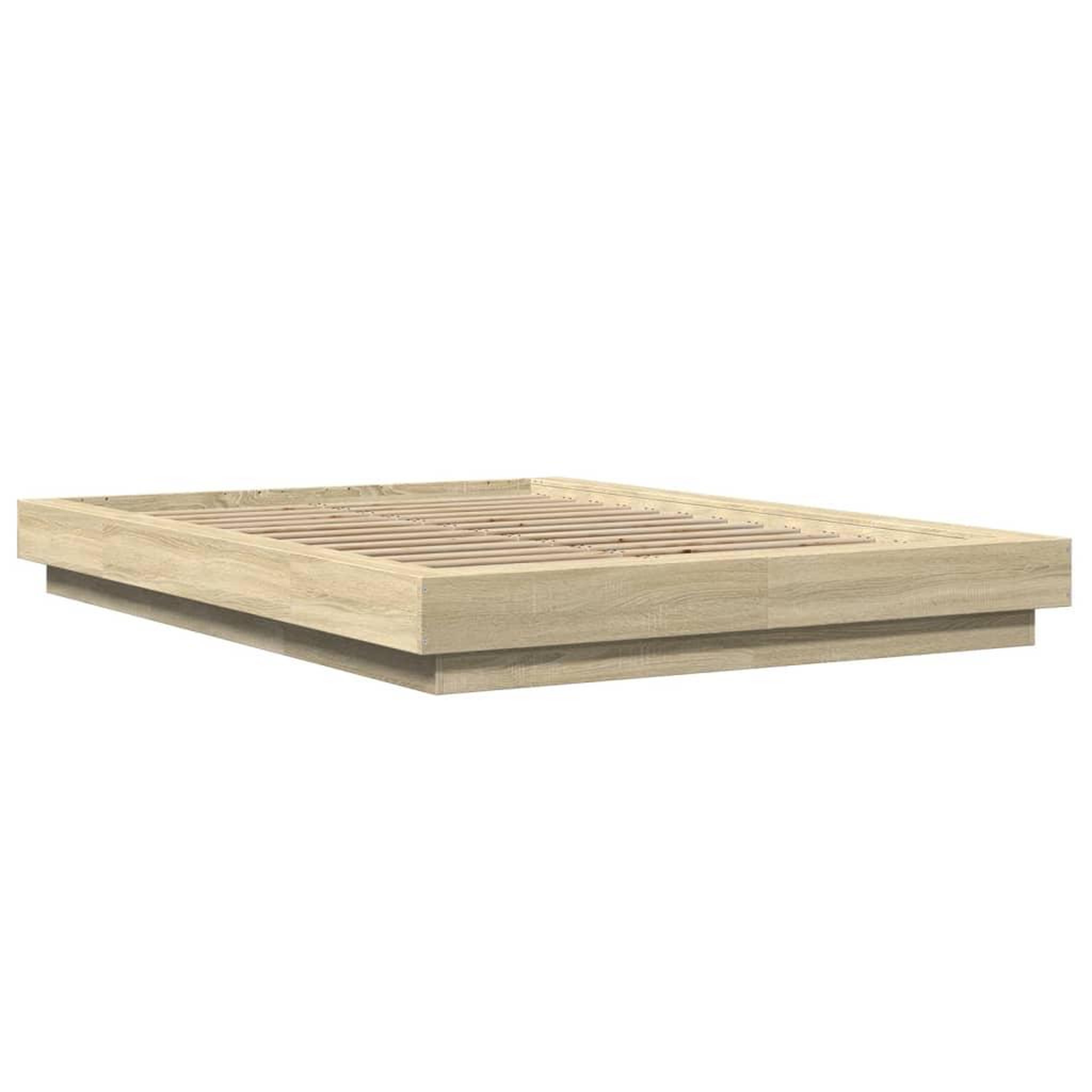 Voir la diapositive 3 : VIDAXL Cadre de lit avec lumieres LED sans matelas 120x200 cm
