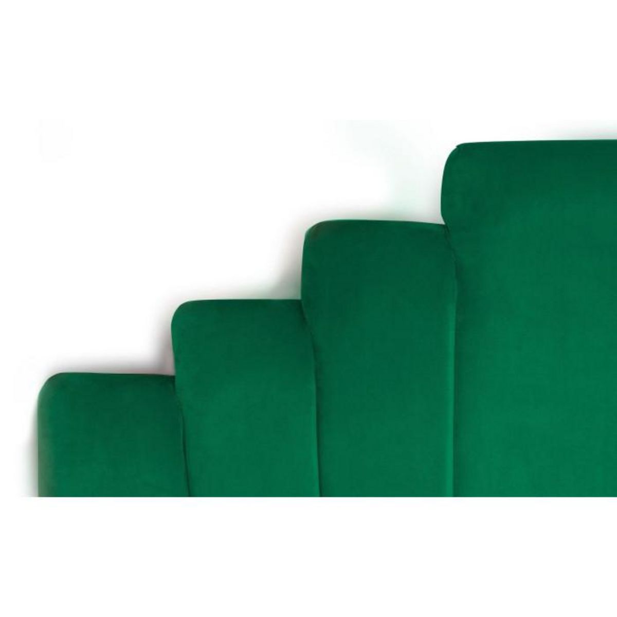 Paris Prix Tête de Lit en Velours  Renaya  180cm Vert