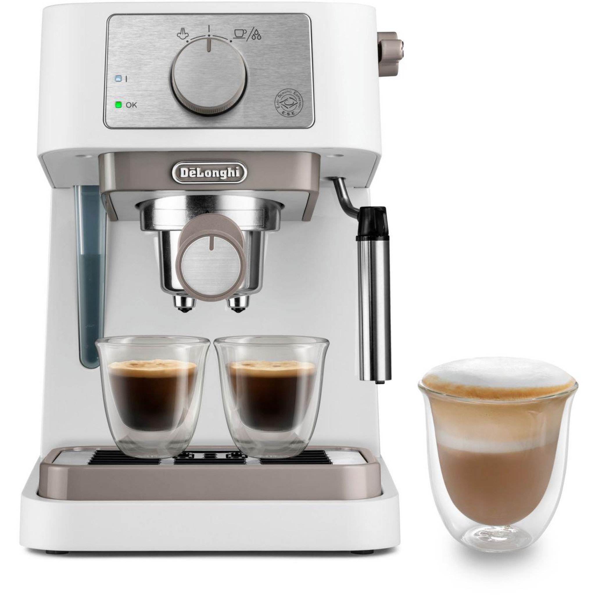 Voir la diapositive 1 : DELONGHI Machine à expresso EC260.WH Stilosa