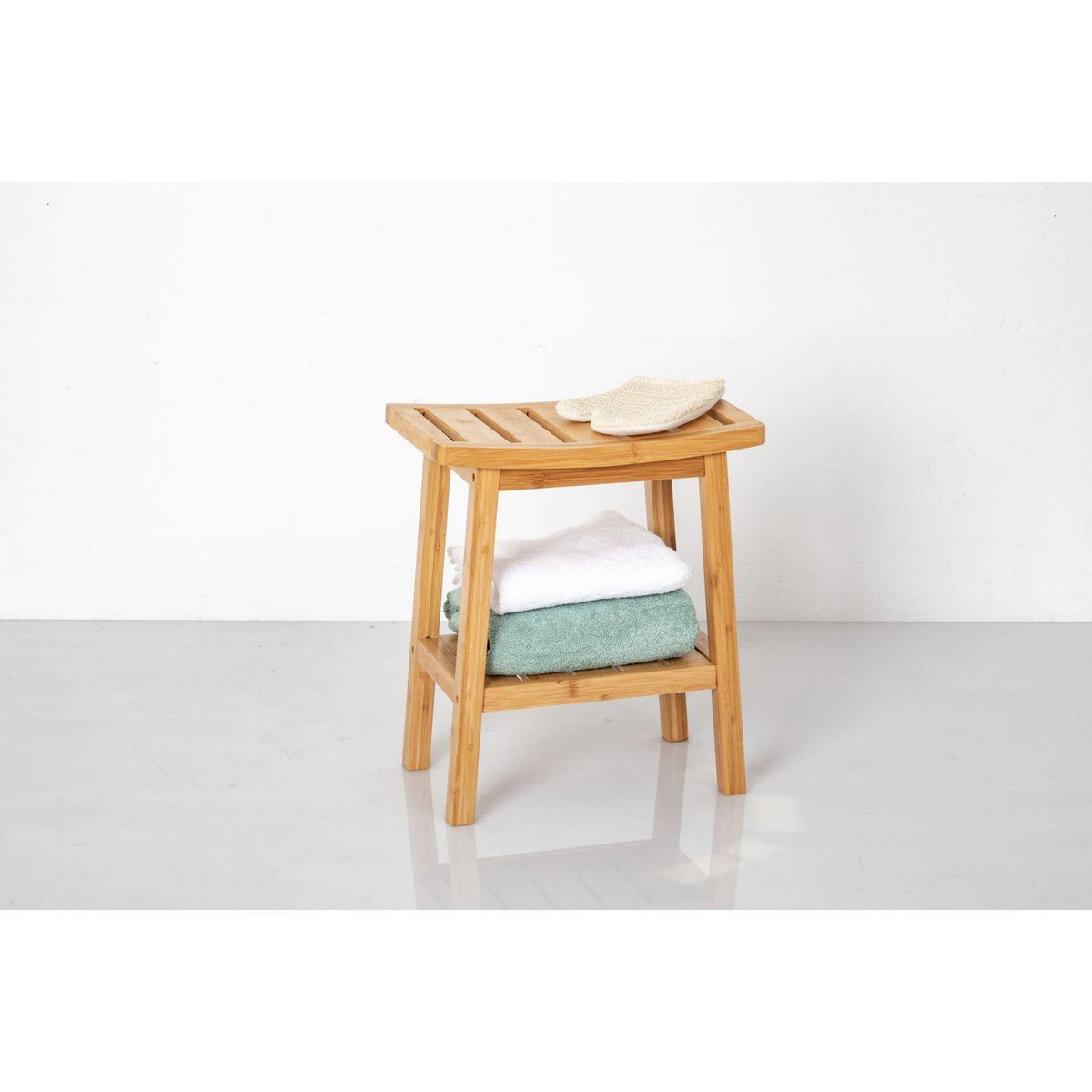 FIVE Tabouret courbé en Bambou Green Harmony