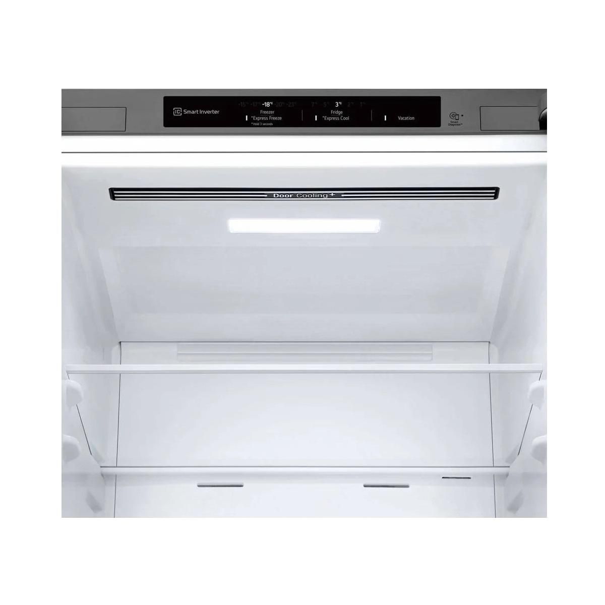 LG Réfrigérateur combiné 60cm 343l nofrost inox - GBF3102DPY