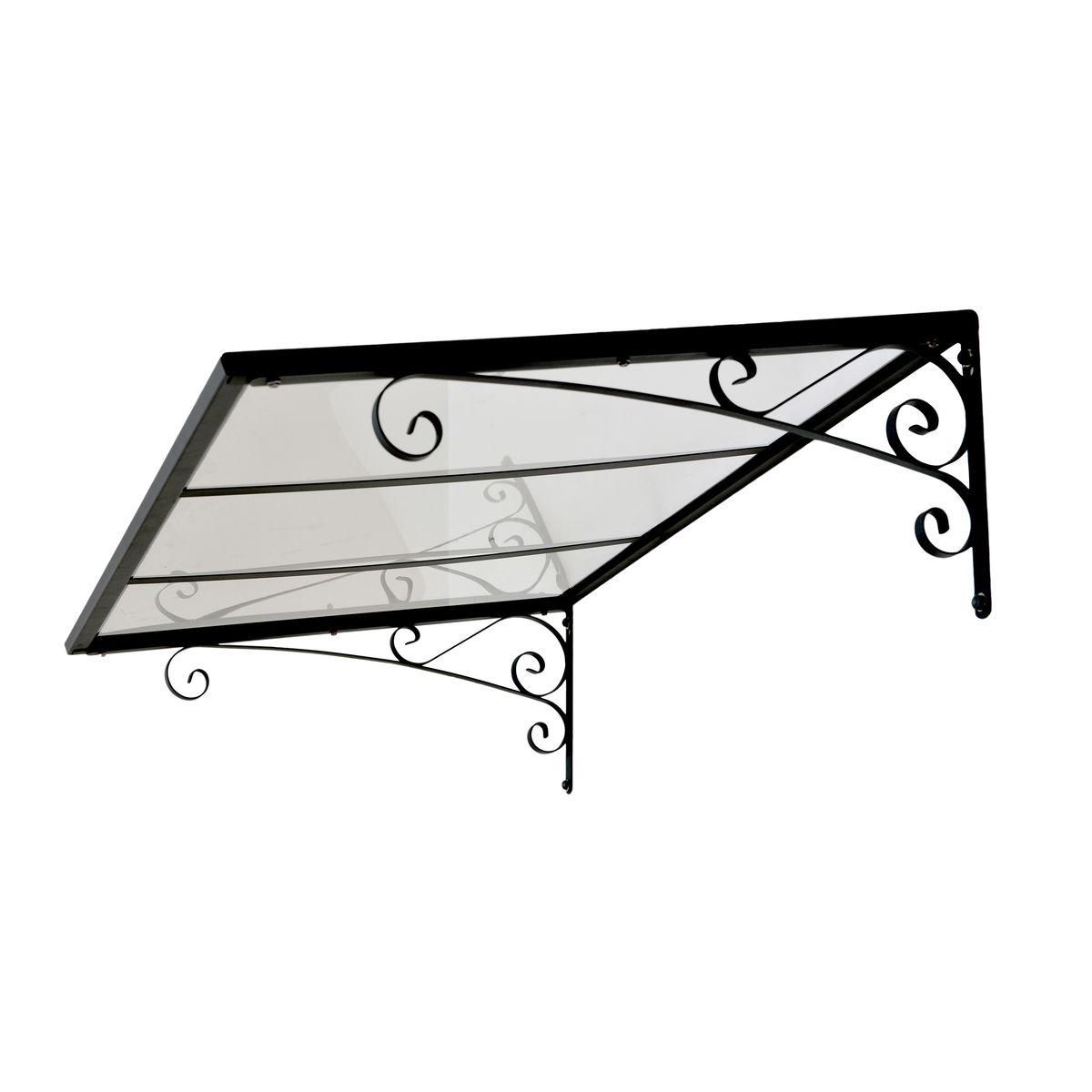 Canopia by PALRAM Marquise - Anthracite - 88x135-5cm - VENUS 1350