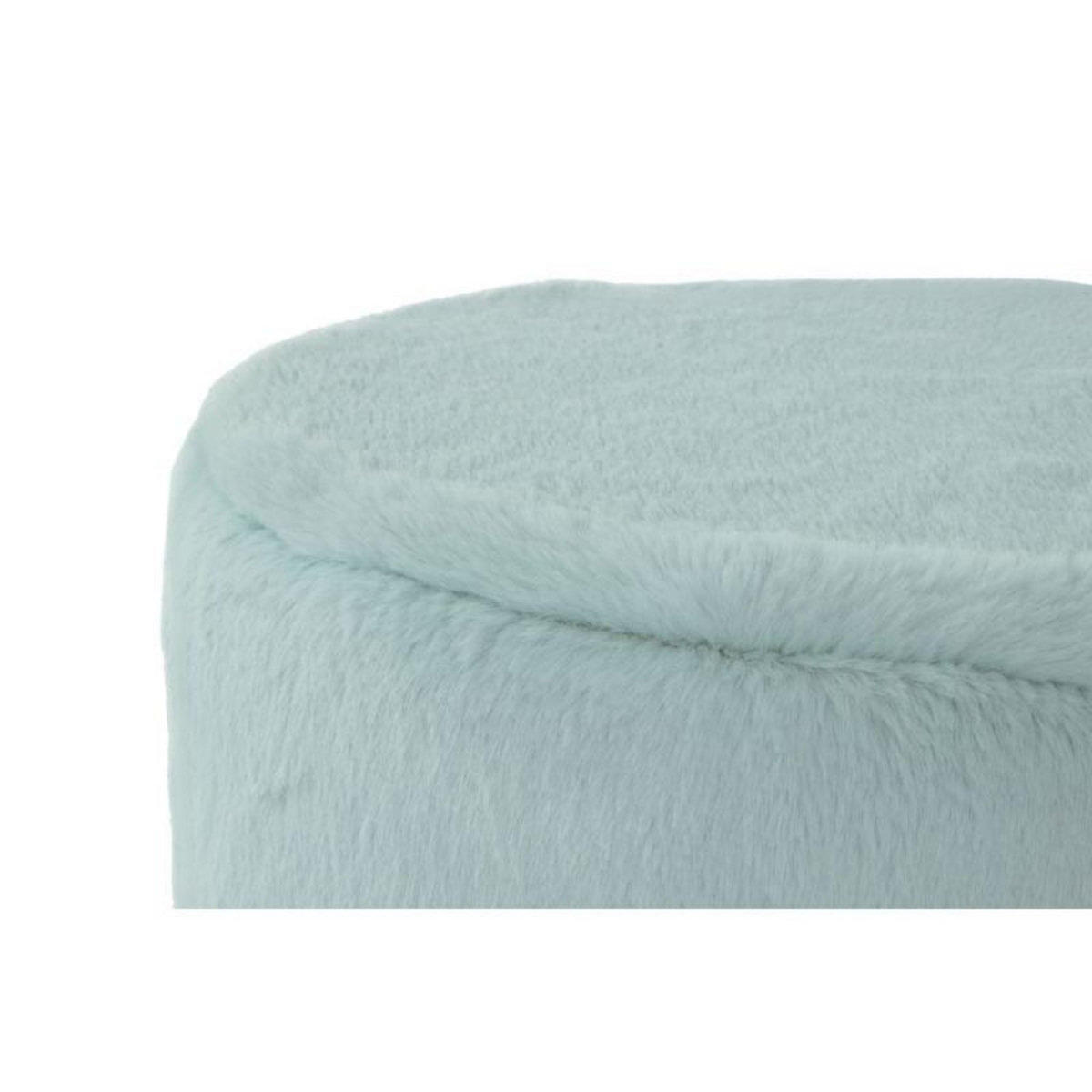 Paris Prix Pouf Rond Design  Nona  44cm Bleu Clair