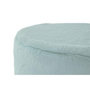 Voir la diapositive 2 : Paris Prix Pouf Rond Design  Nona  44cm Bleu Clair
