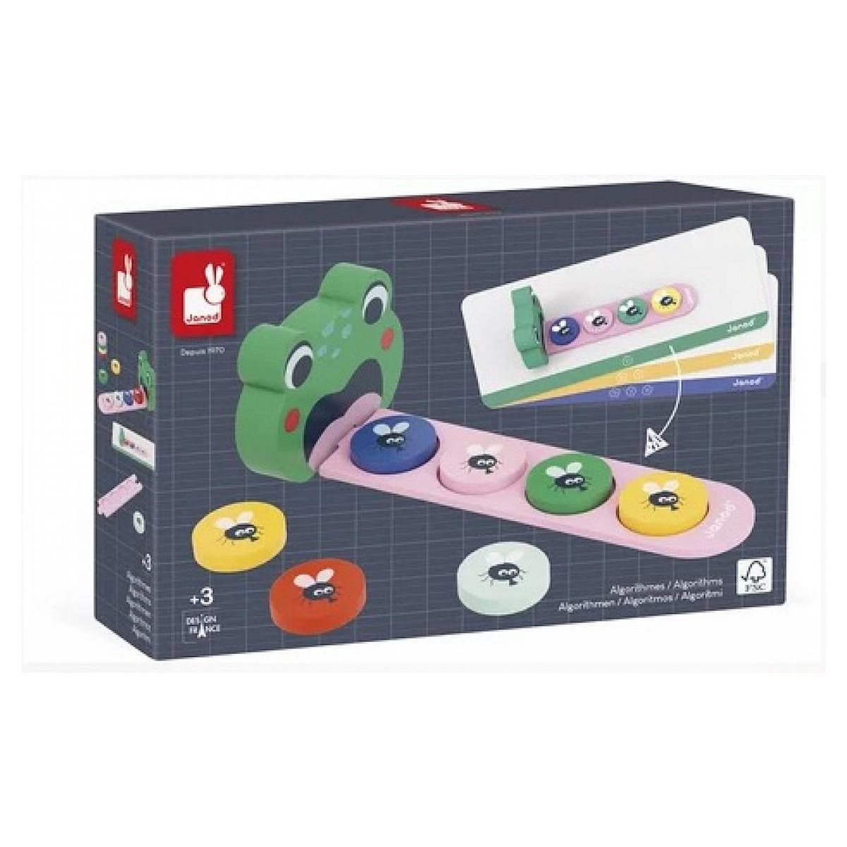 Juratoys-Janod Algorithmes - Grenouille en bois