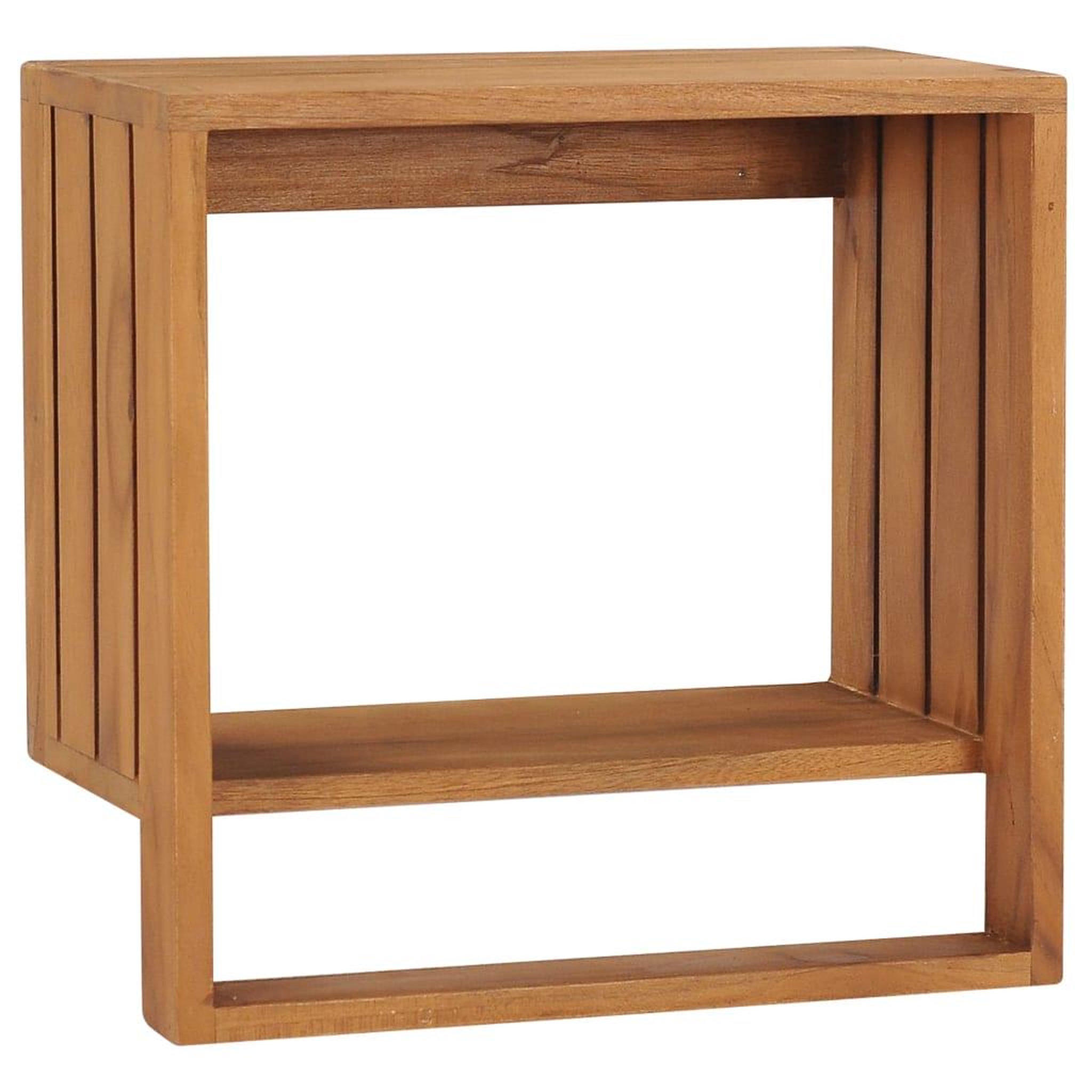 VIDAXL Porte-serviette mural 35x20x35 cm Bois de teck solide