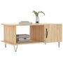 Voir la diapositive 3 : VIDAXL Table basse chene sonoma 90x50x40 cm bois d'ingenierie