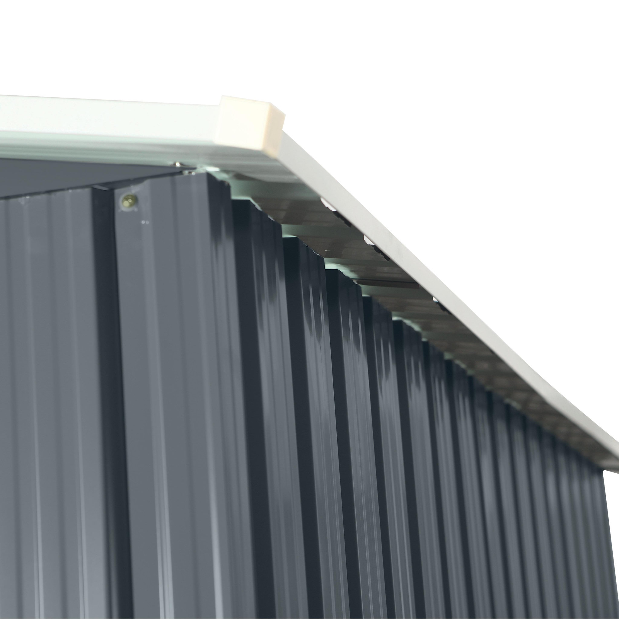 Voir la diapositive 3 :  Abri de jardin en métal 2,4m2 WERKA PRO