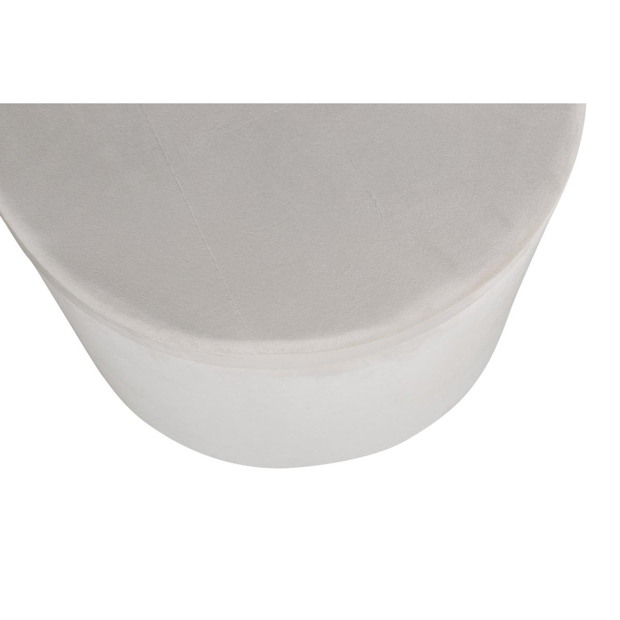 Voir la diapositive 4 : Paris Prix Pouf coffre en velours  dunken  51cm beige