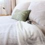 Voir la diapositive 2 : Paris Prix Plaid XL Imitation Fourrure  Rabbit  180x220cm Blanc