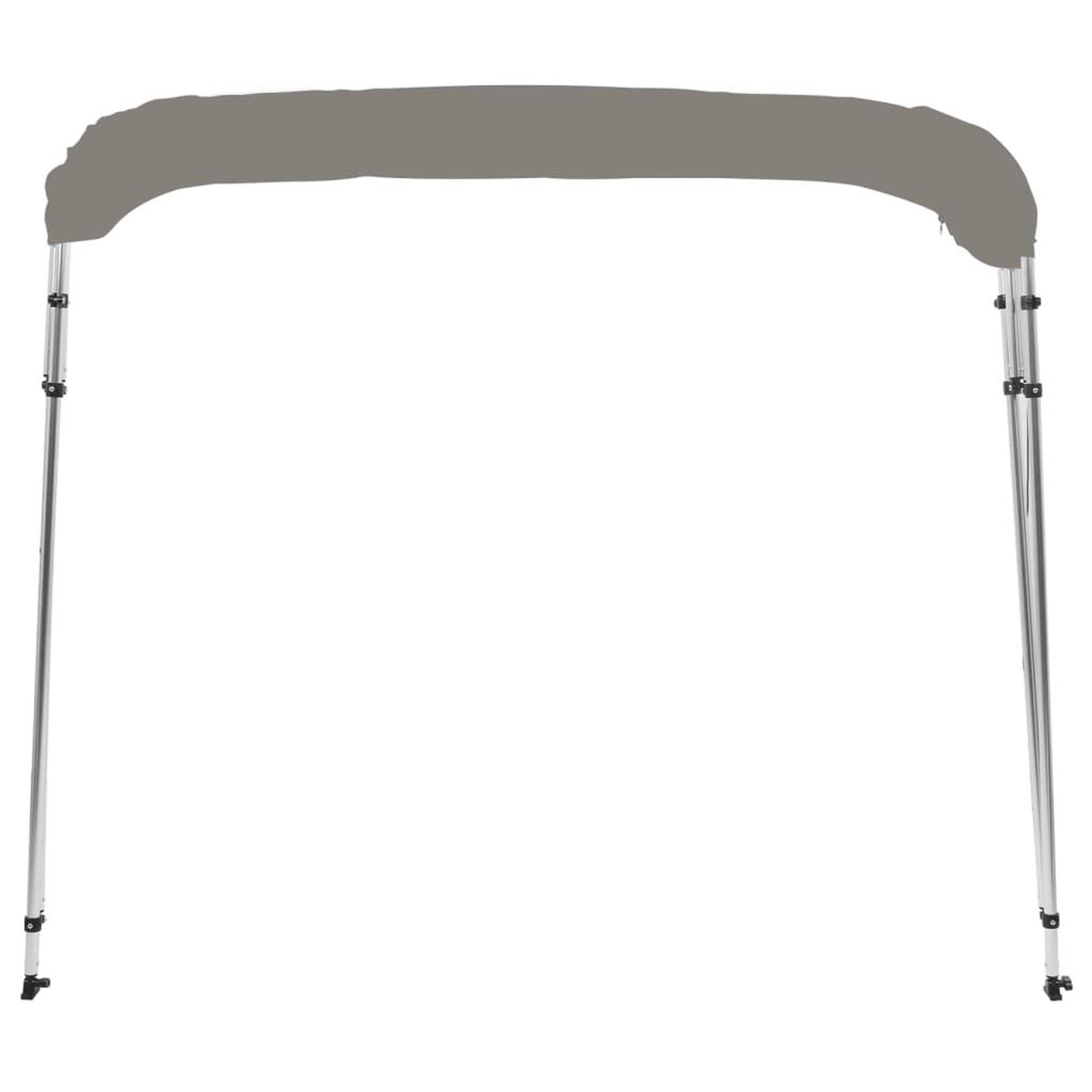 Voir la diapositive 4 : VIDAXL Auvent bimini a 4 arceaux gris 243x244x137 cm