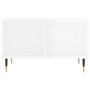 Voir la diapositive 4 : VIDAXL Table basse Blanc brillant 60x50x36,5 cm Bois d'ingenierie