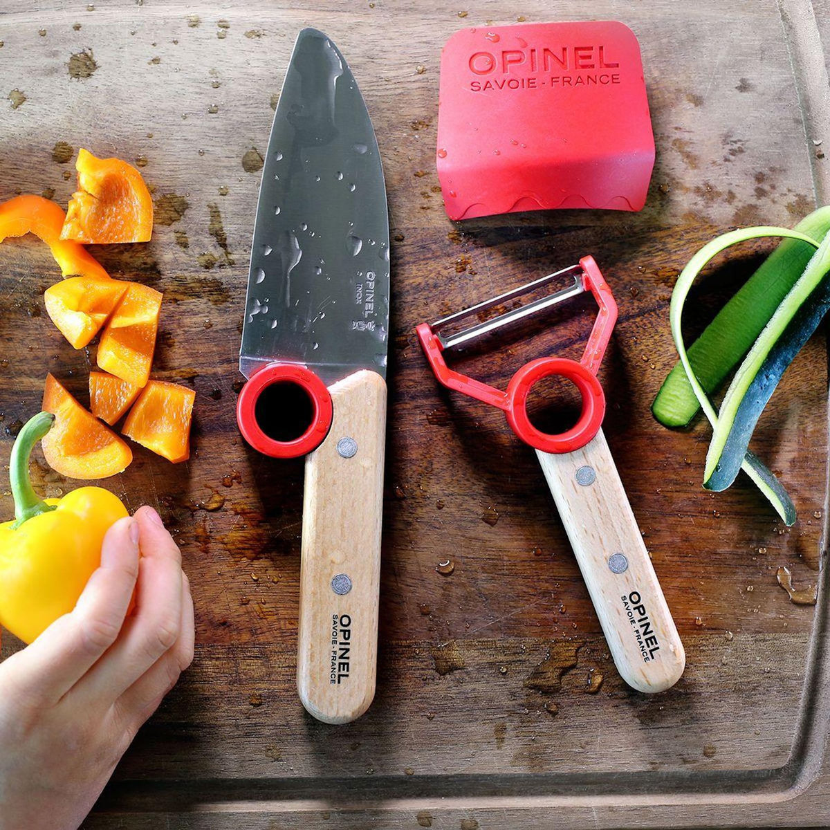 Opinel Set de couteaux Coffret Le Petit Chef Rouge CE