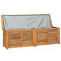 Voir la diapositive 5 : VIDAXL Boîte de rangement jardin et sac 175x50x55 cm bois massif teck