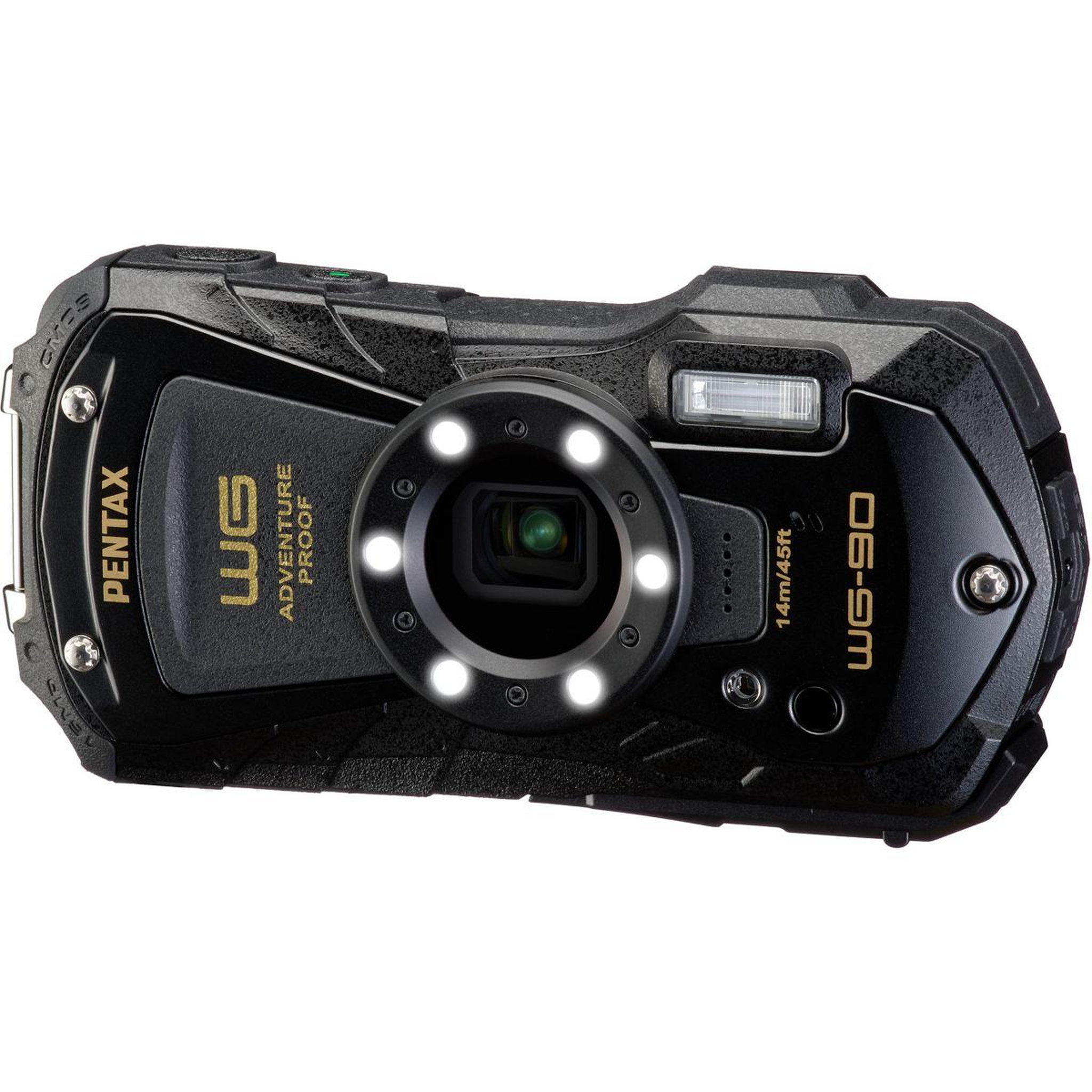 Voir la diapositive 3 : PENTAX Appareil photo Compact WG-90 Noir