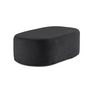 Voir la diapositive 3 : BEST MOBILIER Miro - pouf en velours texturé