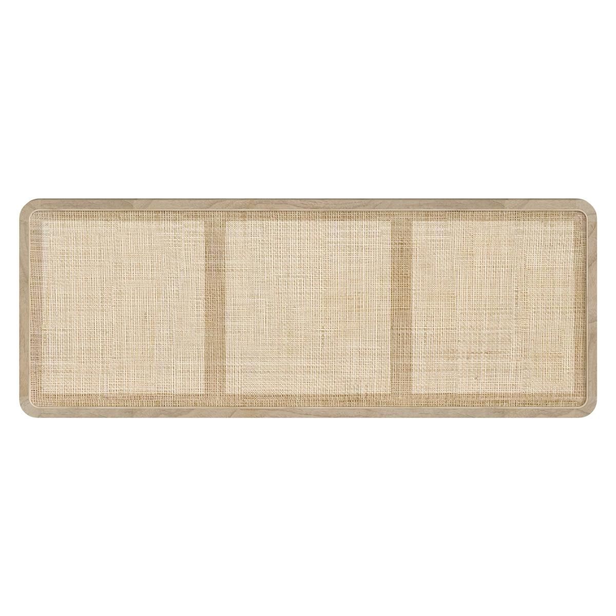 Rendez vous déco Tête de lit à suspendre en bois et cannage 140 cm - Khao