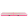 Voir la diapositive 6 : VIDAXL Tapis gonflable de gymnastique avec pompe 300x100x10cm PVC Rose