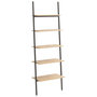 Voir la diapositive 2 : VIDAXL Etagere inclinee a 5 niveaux Marron clair et noir 64x34x185,5cm