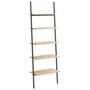 Voir la diapositive 2 : VIDAXL Etagere inclinee a 5 niveaux Marron clair et noir 64x34x185,5cm
