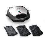 MOULINEX Gaufrier, croque monsieur breaktime +3 plaques SJ611810