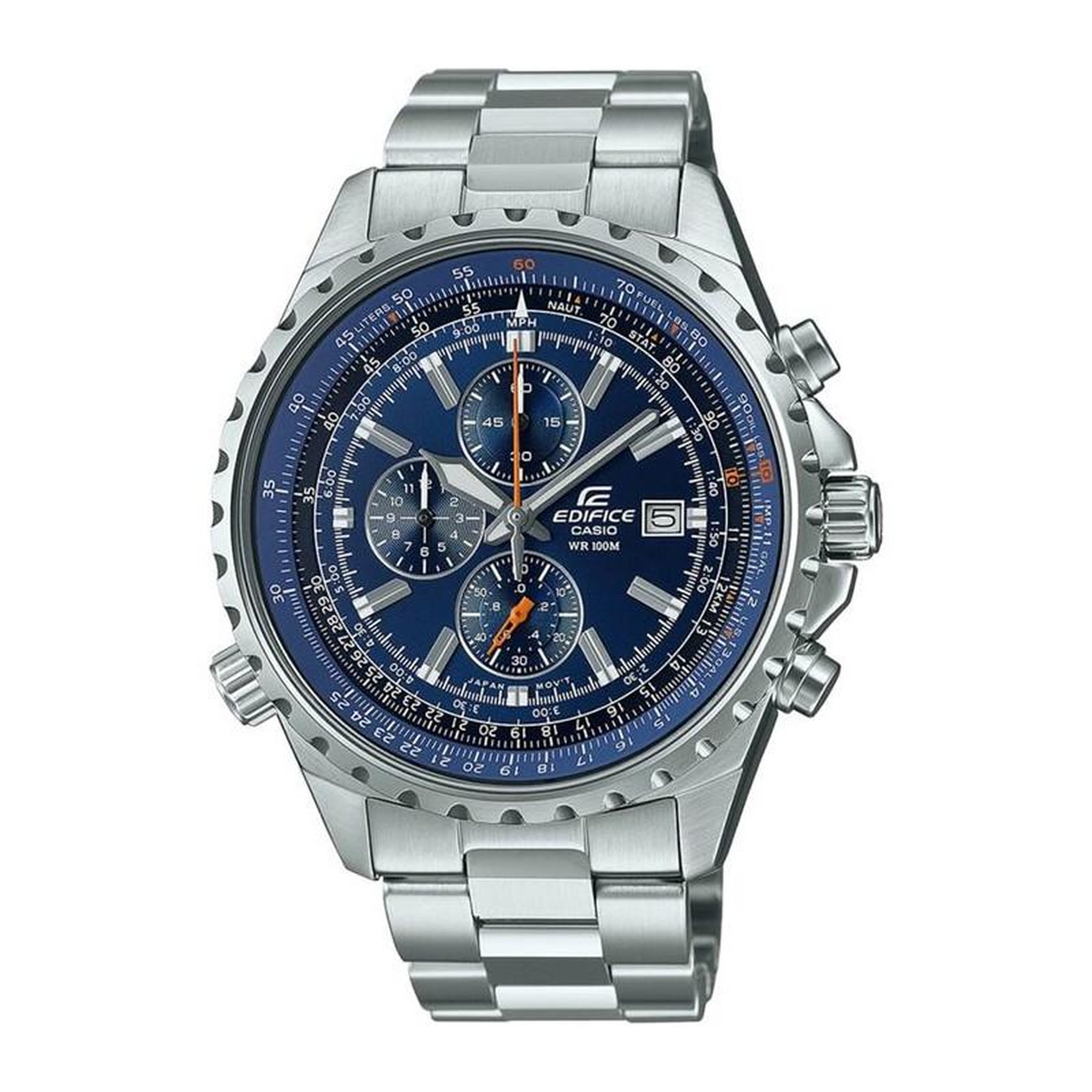 Voir la diapositive 3 : CASIO Montre - CASIO - EDIFICE - Quartz - Acier inoxydable - Gris