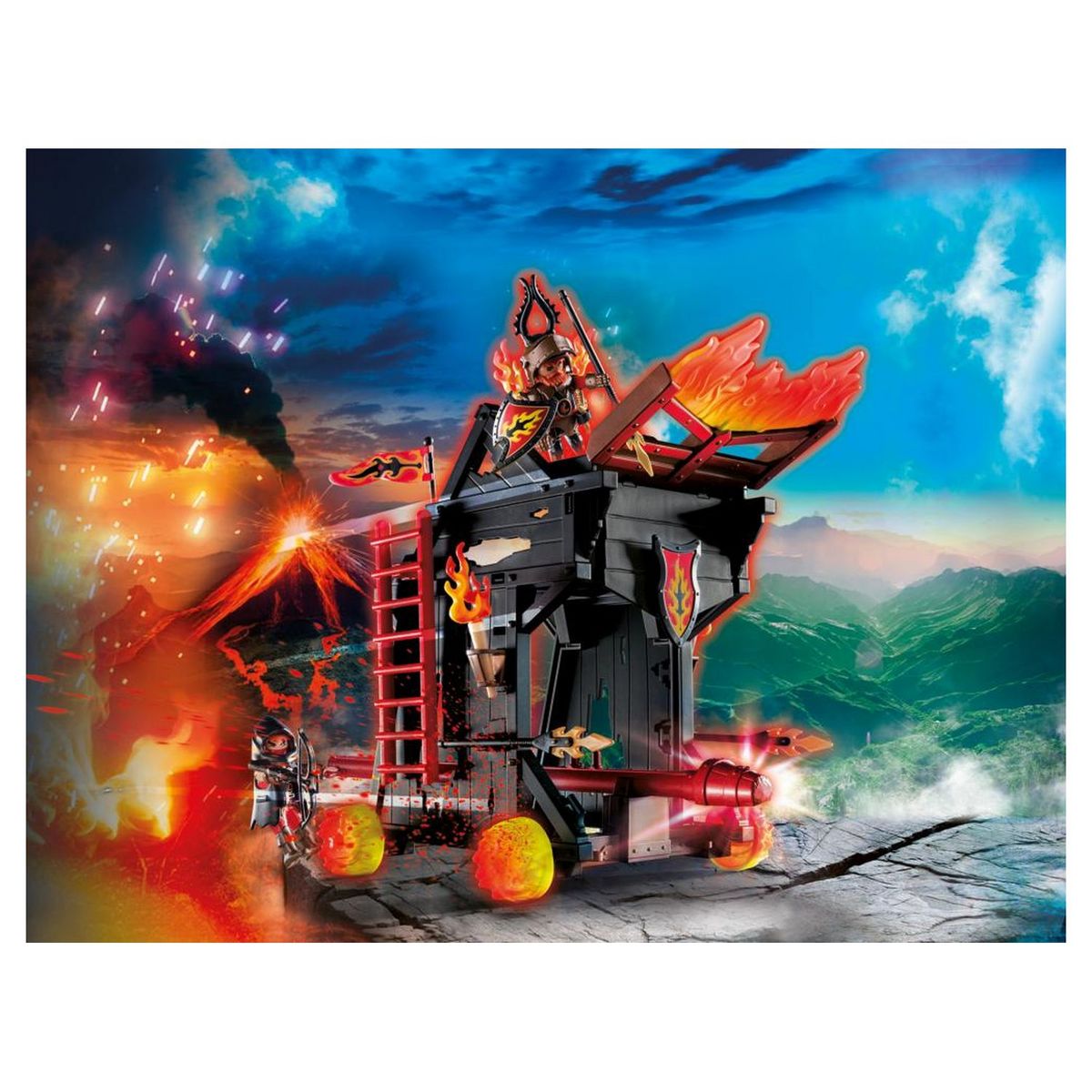 PLAYMOBIL 70393 - Novelmore - Tour d'attaque des Burnham Raiders