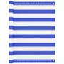VIDAXL Ecran de balcon Bleu et blanc 90x300 cm PEHD