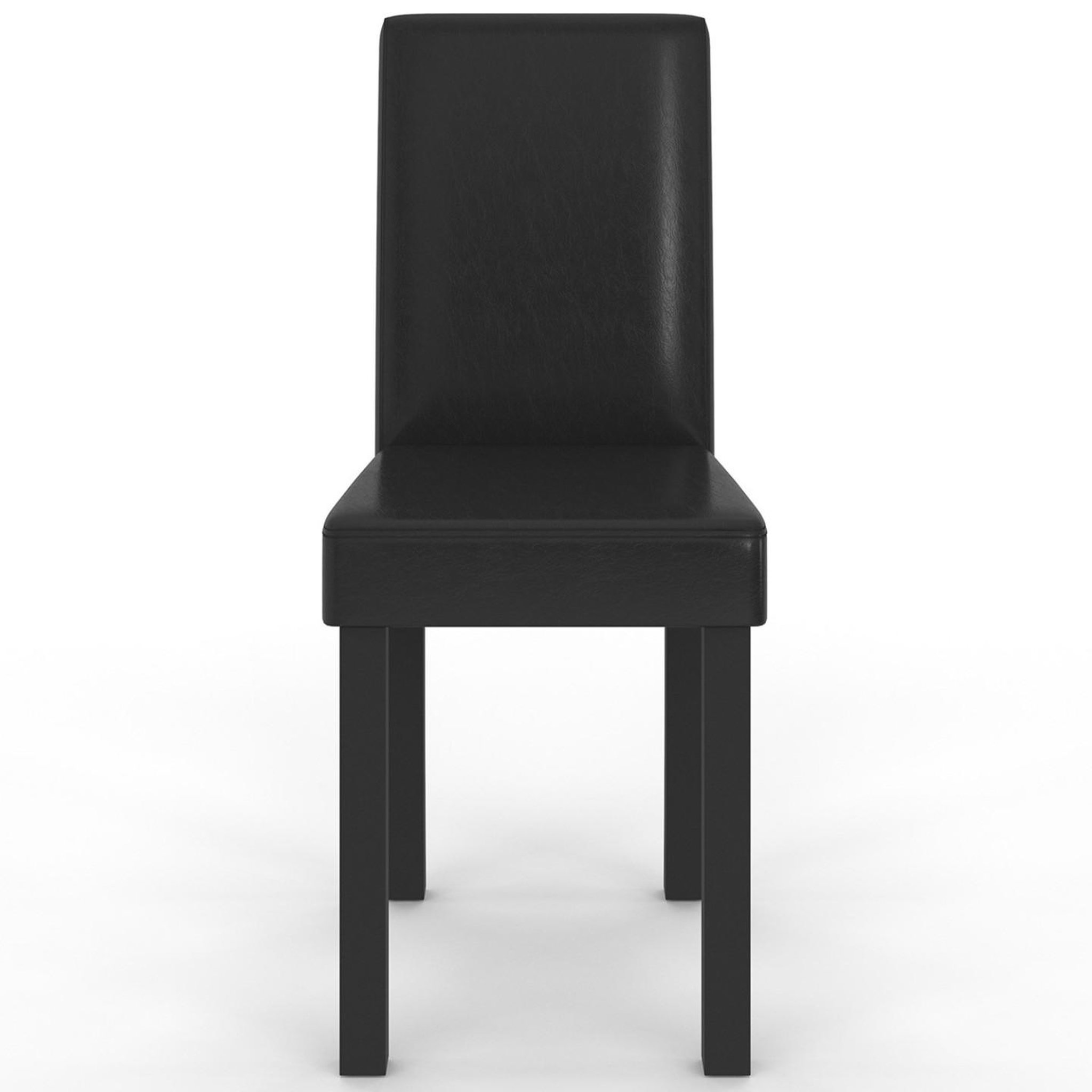 Voir la diapositive 3 : ID MARKET Lot de 4 chaises hannah noires pour salle à manger