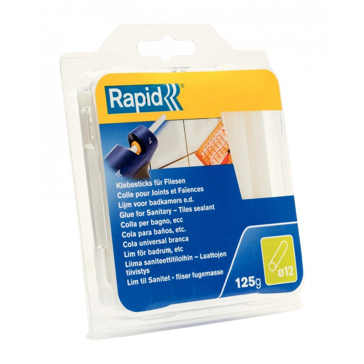 Rapid Lot de 13 bâtons de colle pour céramique RAPID 40107359