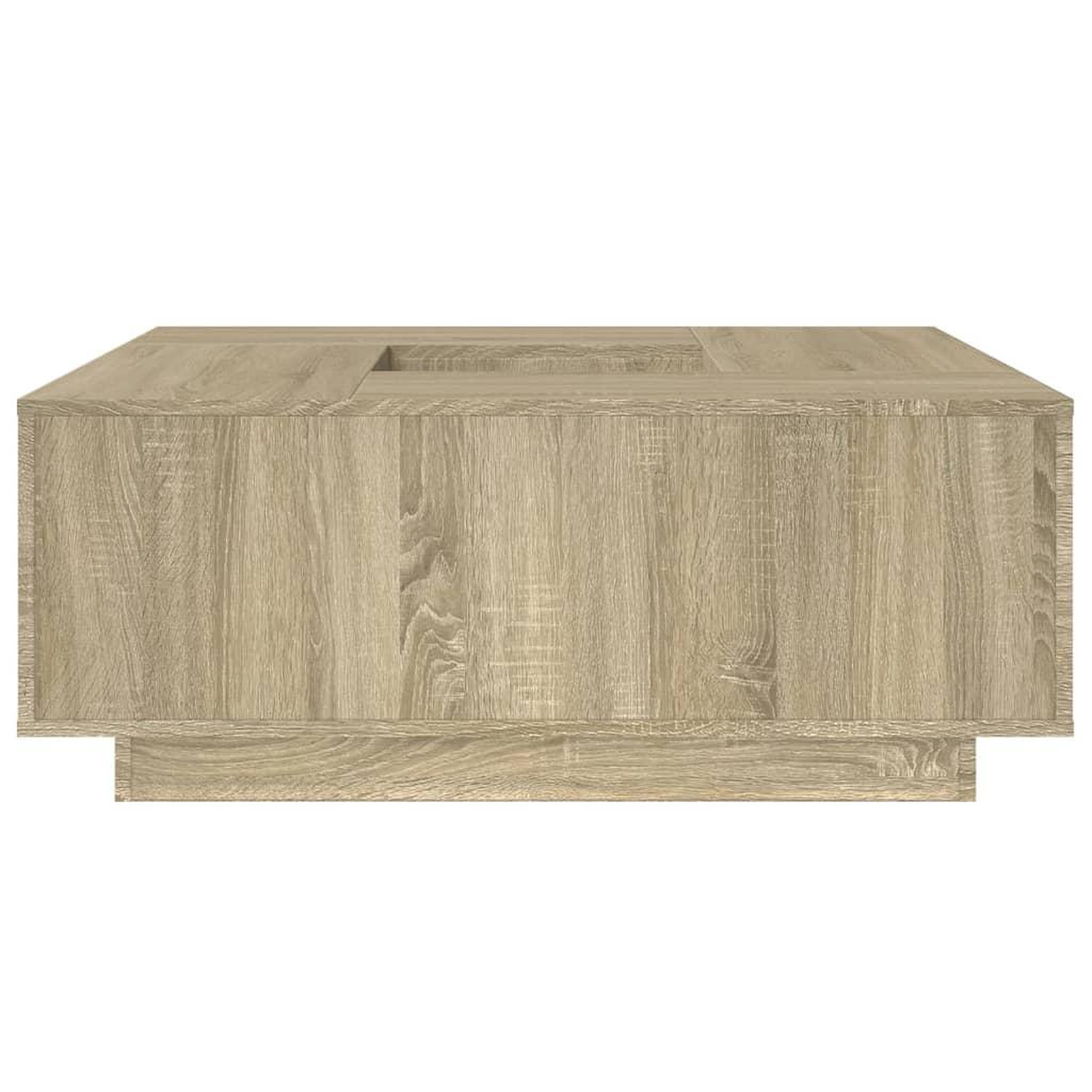 Voir la diapositive 5 : VIDAXL Table basse chene sonoma 100x100x40 cm bois d'ingenierie