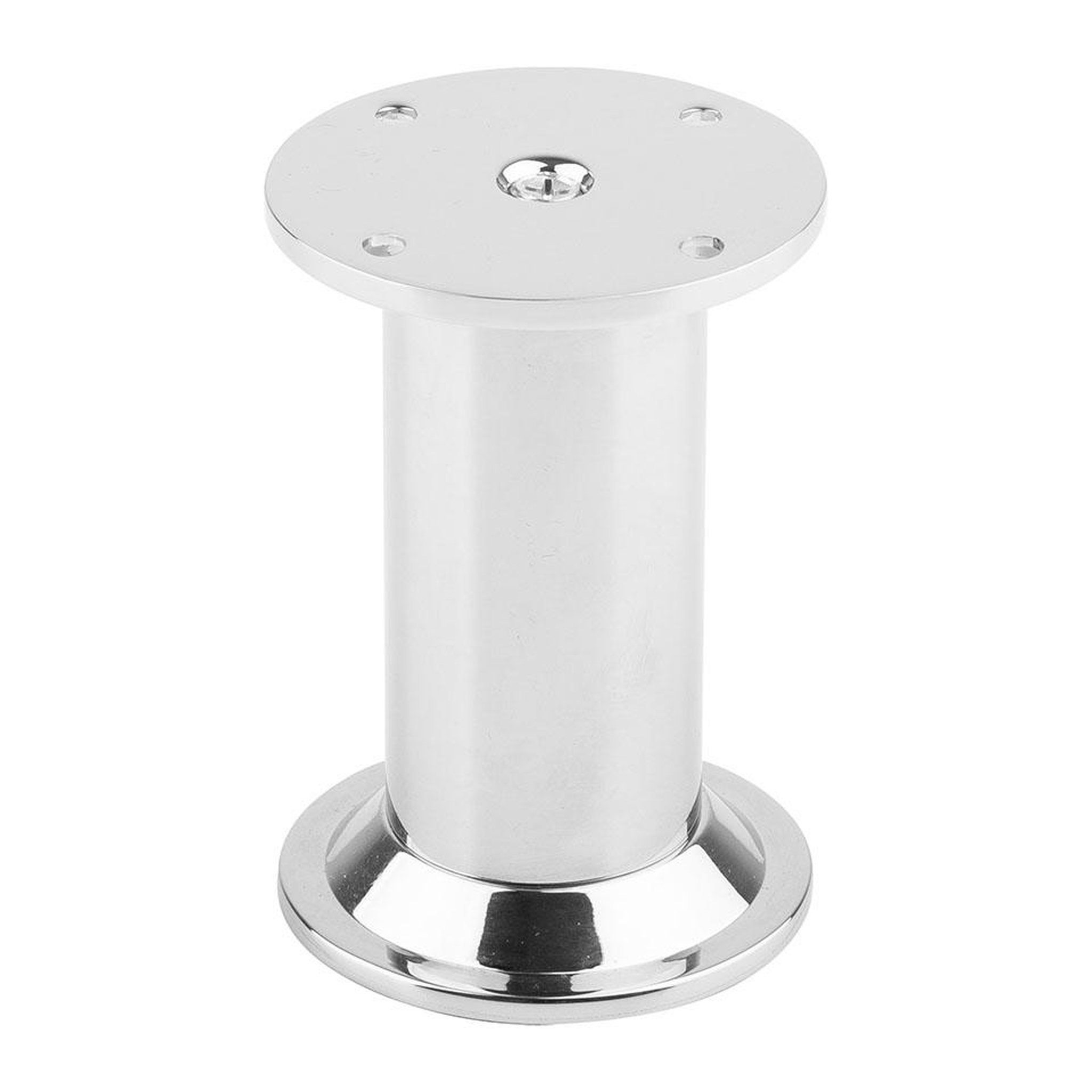 CENTRALE BRICO Pied de meuble fa004 80 mm réglable chrome brillant