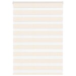 VIDAXL Store zebre beige marbre largeur du tissu 95,9 cm polyester
