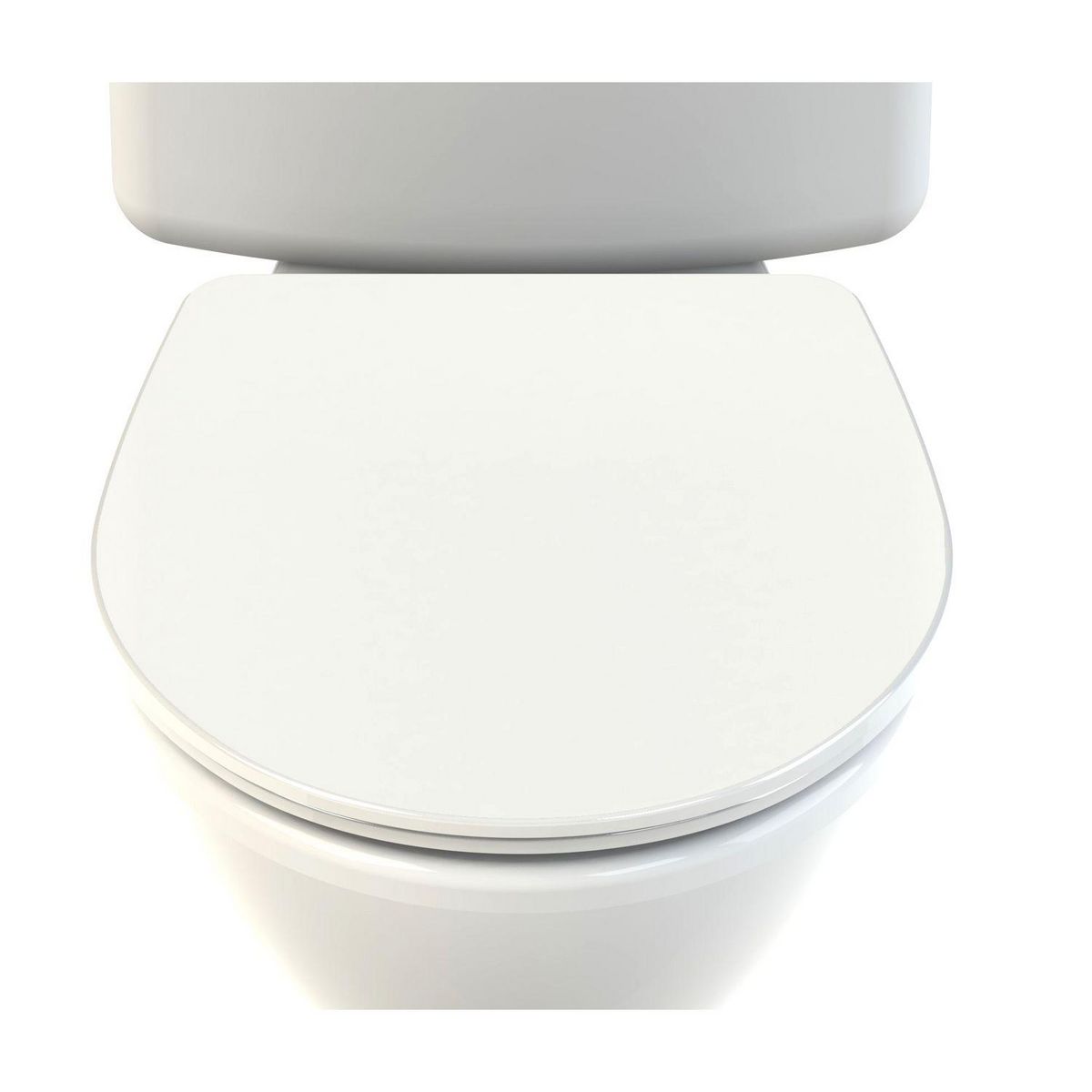 ALLIBERT Abattant WC Slimeo - Thermodur - Blanc