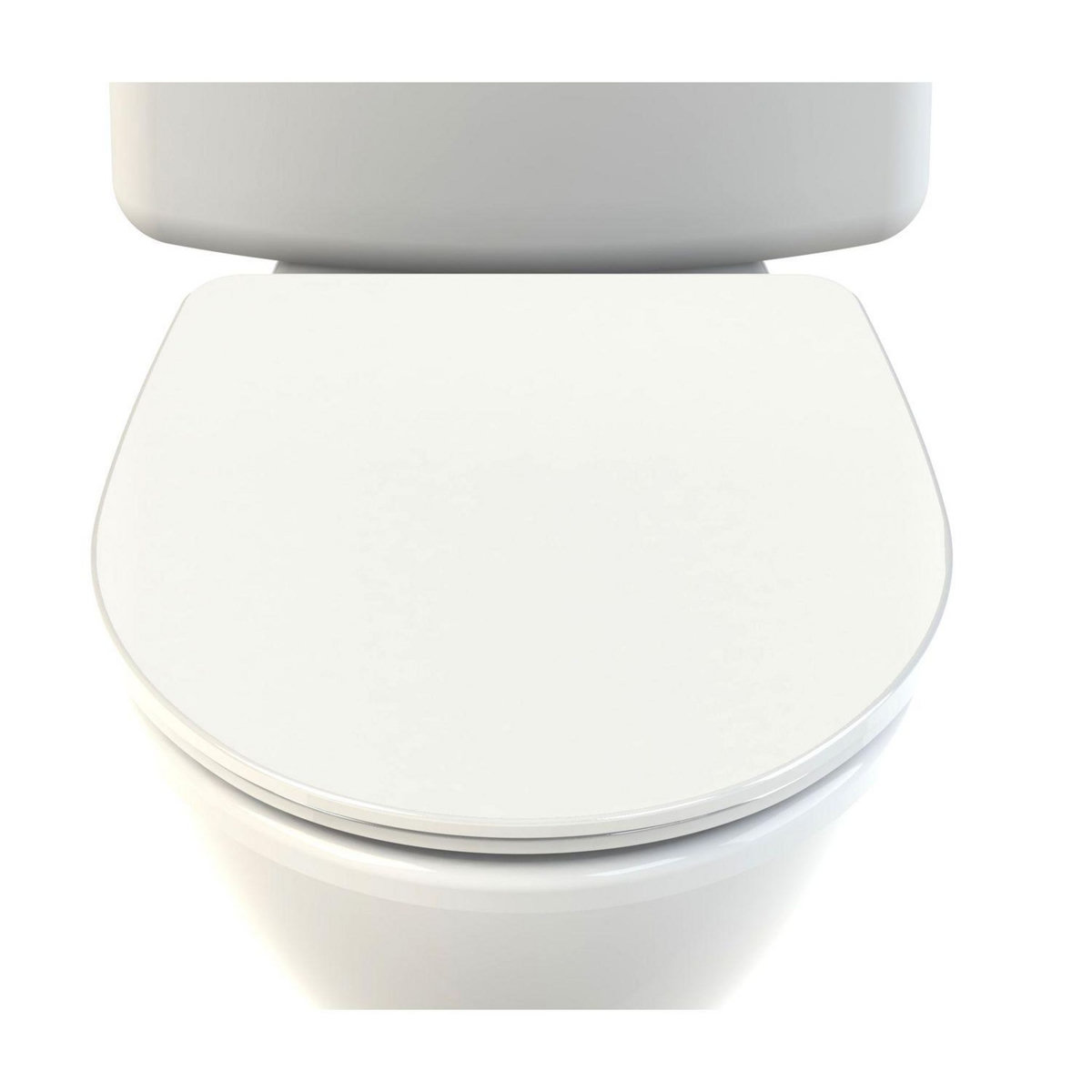 ALLIBERT Abattant WC Slimeo - Thermodur - Blanc