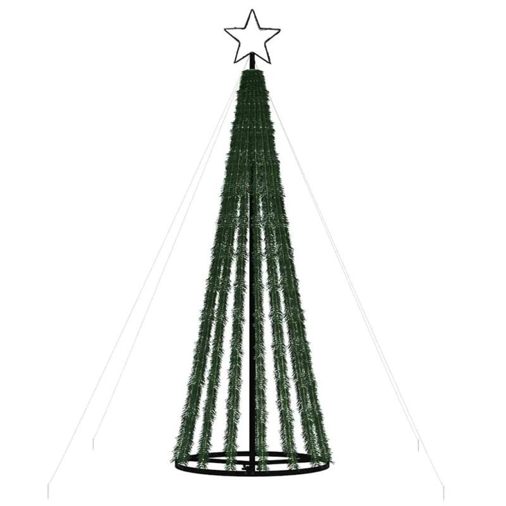 Voir la diapositive 5 : VIDAXL Sapin de Noël à LED 275 LED bleu 180 cm