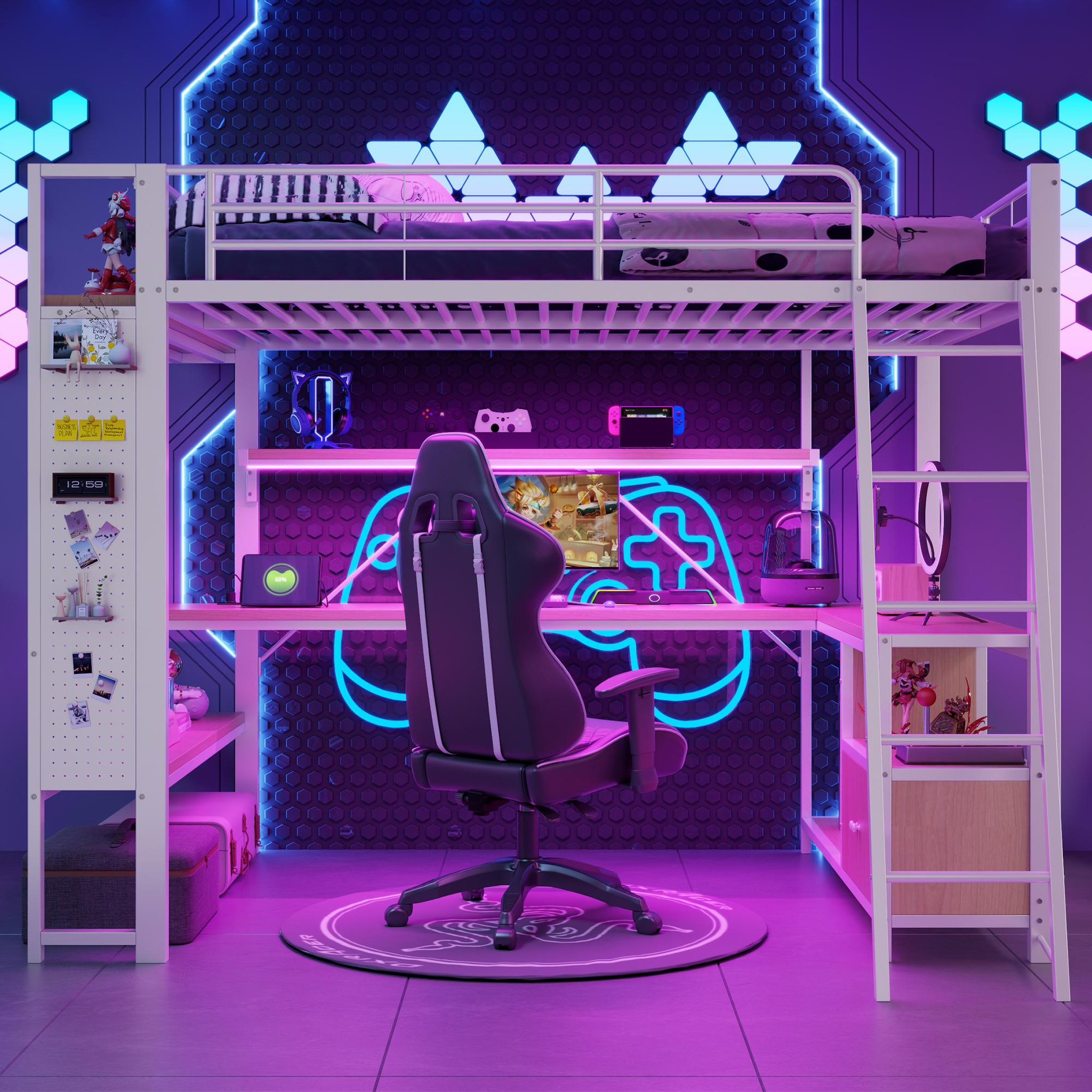 Voir la diapositive 2 : MERAX Lit mezzanine