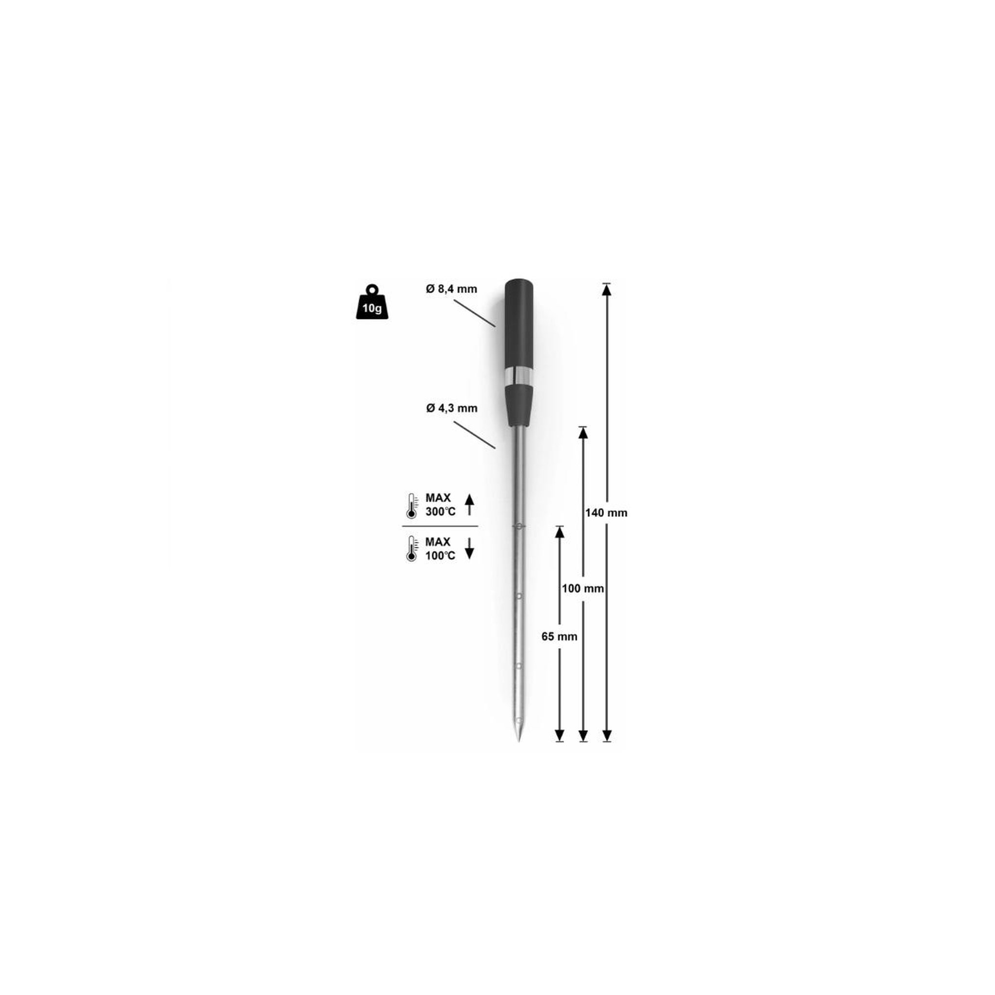 Voir la diapositive 2 : BOSCH Sonde à viande sans fil - hez32wa00