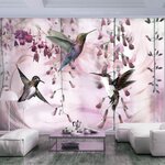 Paris Prix Papier Peint  Flying Hummingbirds Pink. Coloris disponibles : Multicolore