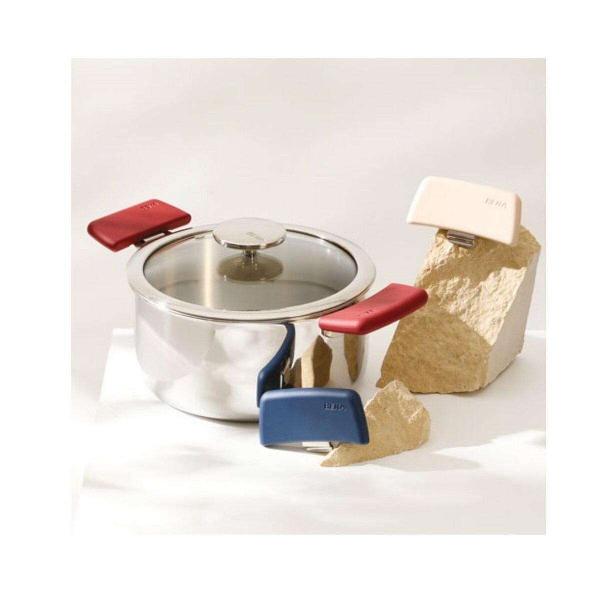 Beka Lot 2 anses amovibles beige - 140684