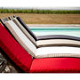 Voir la diapositive 2 : Jardin prive Coussin JARDIN PRIVE  bain de soleil MONTE CARLO - 185 x 55 x 6 cm - Gris ardoise