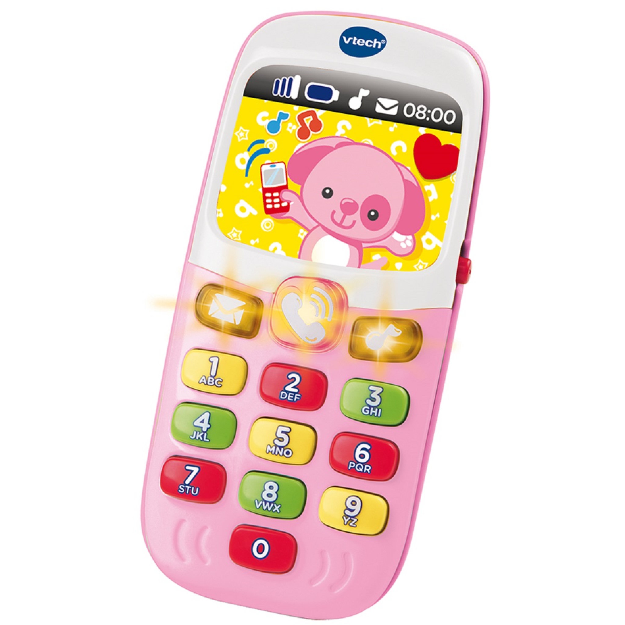 Voir la diapositive 1 : VTECH Baby smartphone bilingue rose 