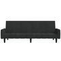Voir la diapositive 5 : VIDAXL Canape-lit 2 places noir velours